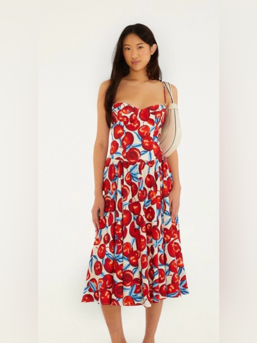 FARM Rio Cherry Blossom Midi Dress - Picture 1 of 13